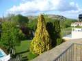 Vista del jardín desde arriba de la casa